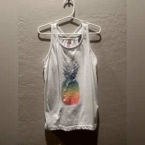 Girls Pineapple Tank Top Size 6